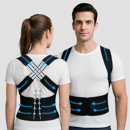 Adjustable Back Posture Corrector Belt for Men and Women