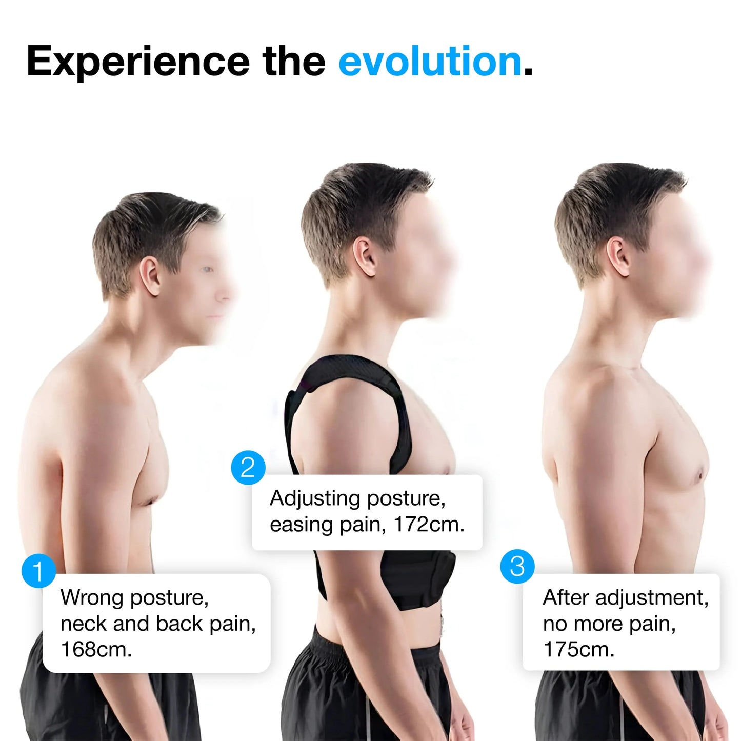 Adjustable Back Posture Corrector Belt for Men and Women
